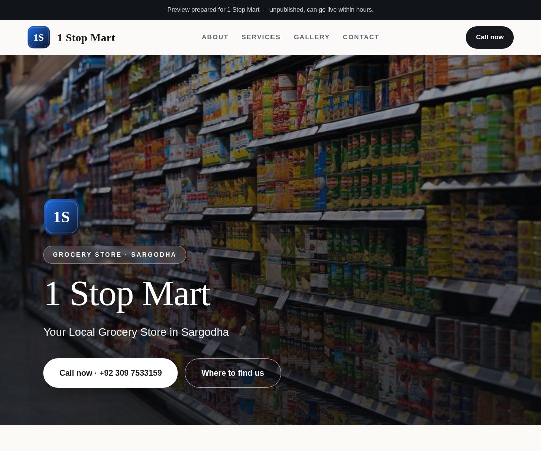 1 Stop Mart