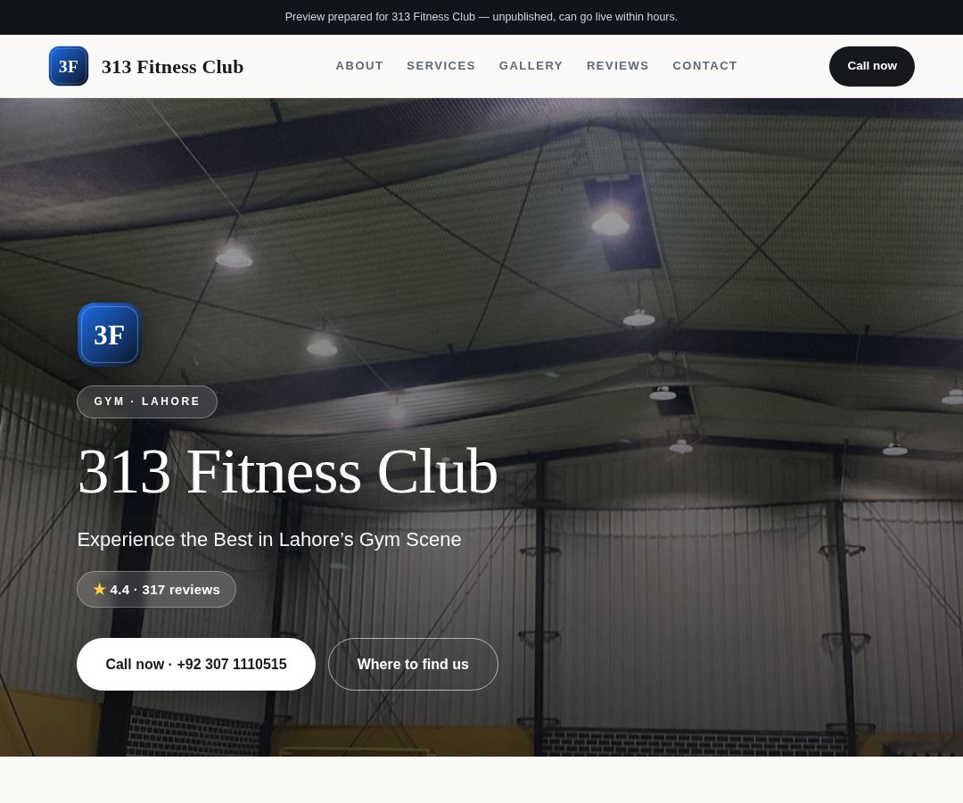 313 Fitness Club