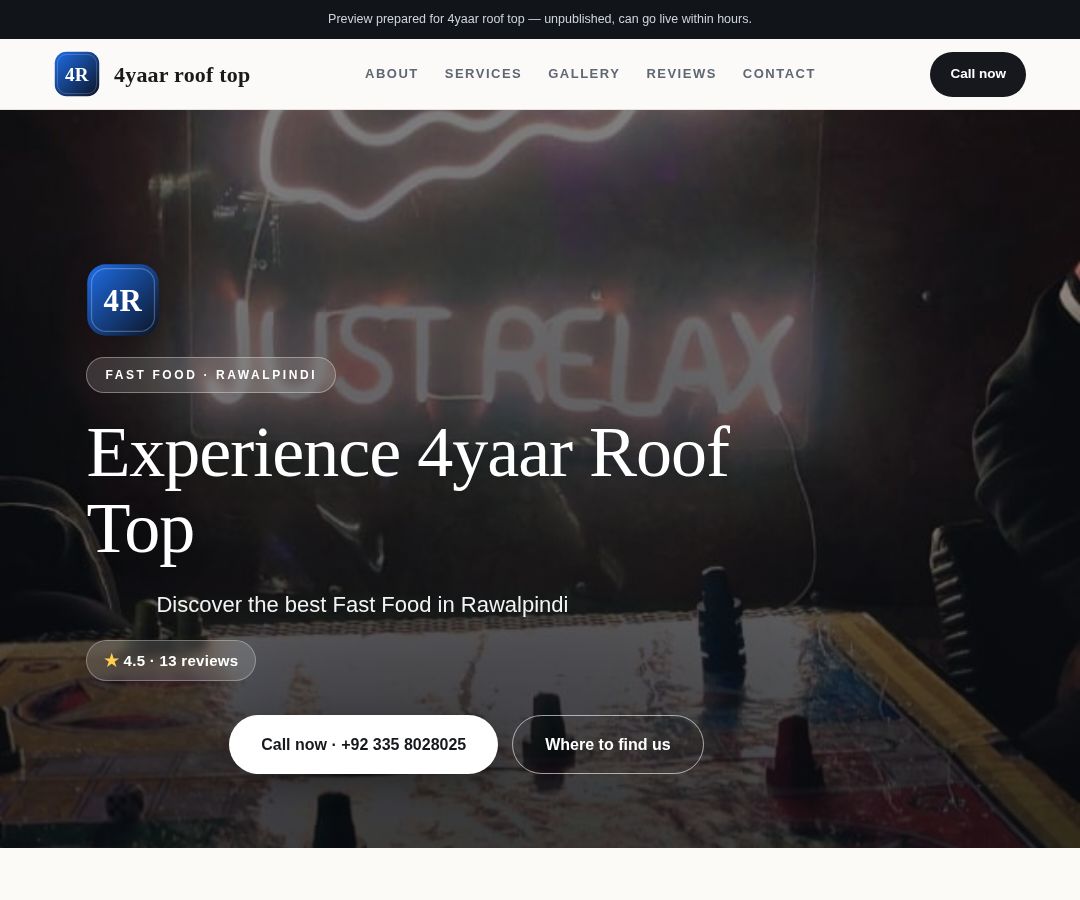 4yaar roof top