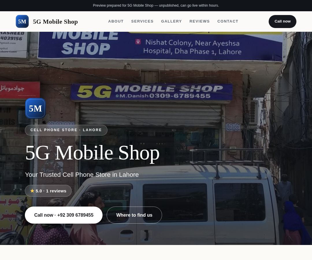 5G Mobile Shop