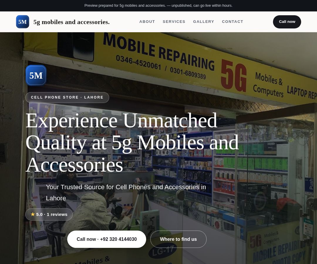 5g mobiles and accessories.