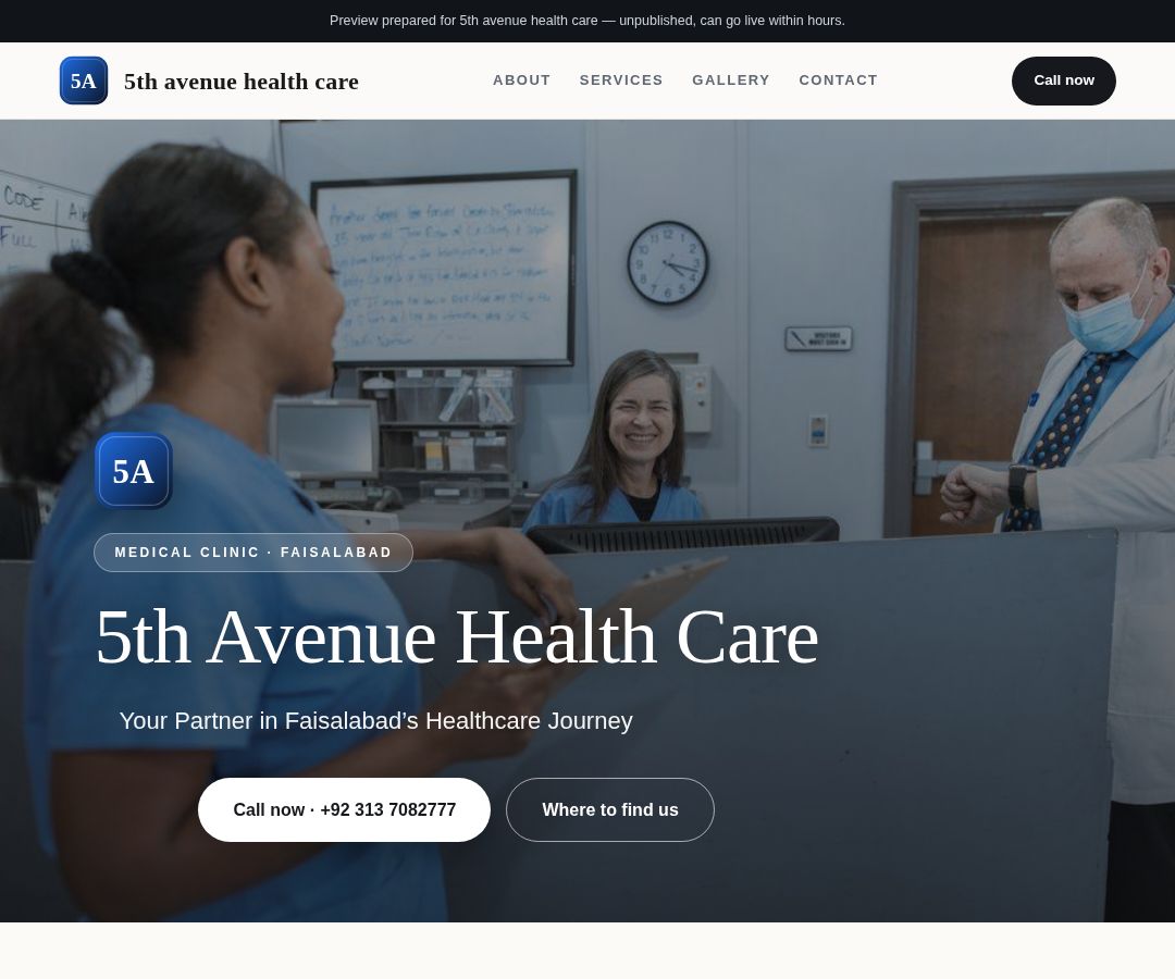 5th avenue health care