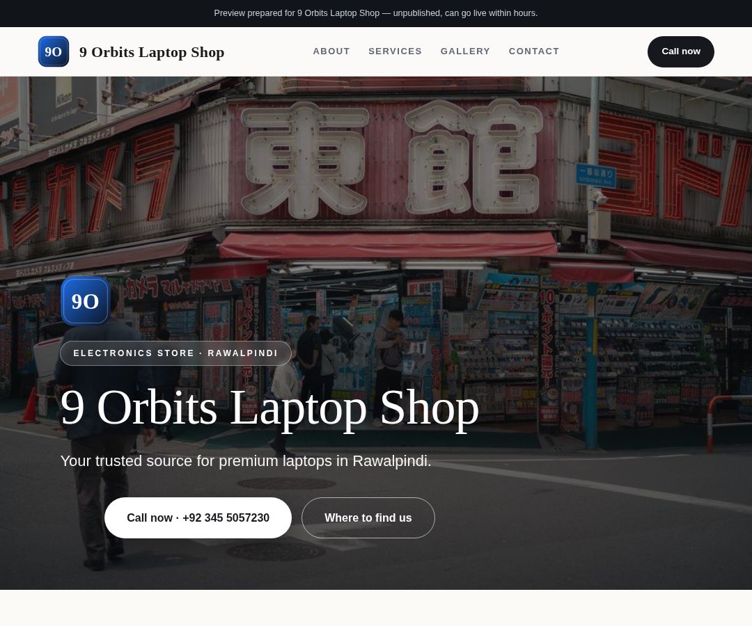 9 Orbits Laptop Shop