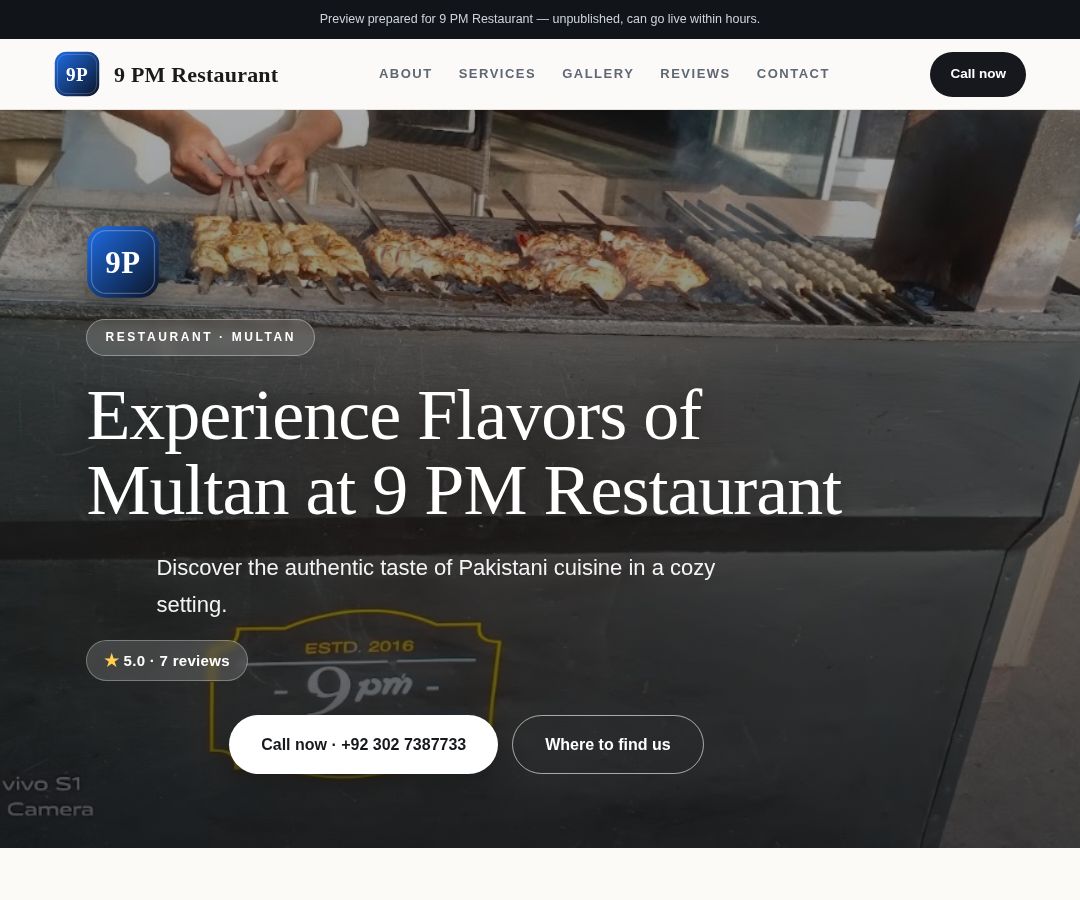9 PM Restaurant