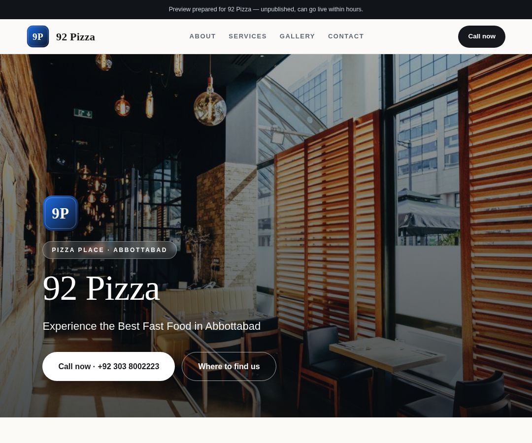 92 Pizza
