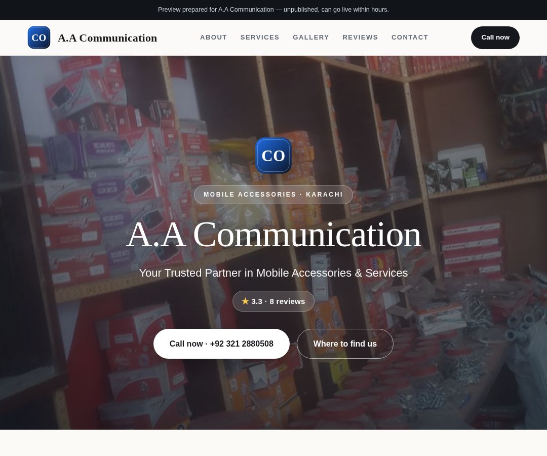 A.A Communication