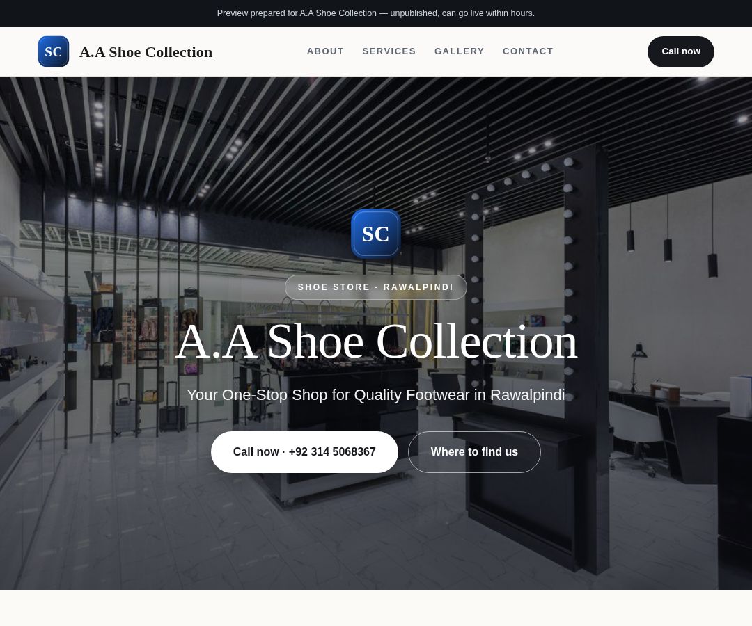 A.A Shoe Collection