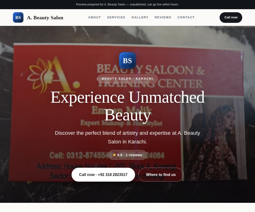 A. Beauty Salon