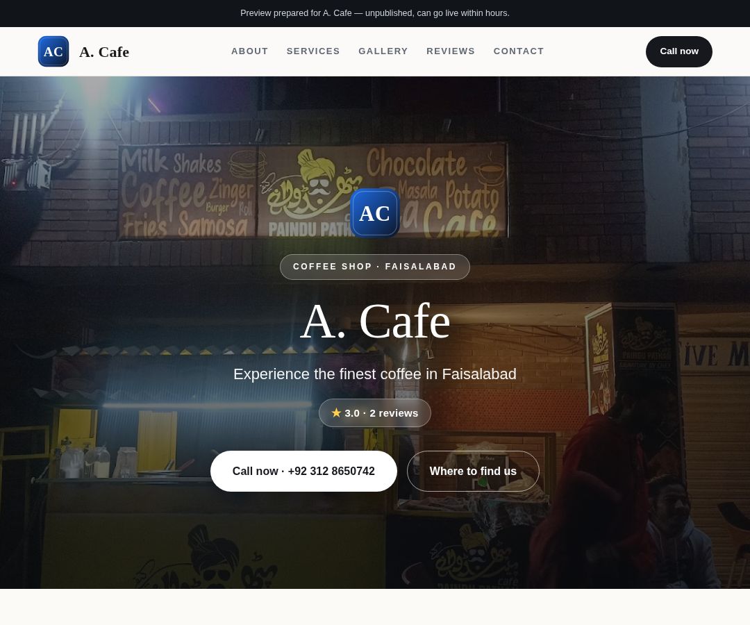 A. Cafe