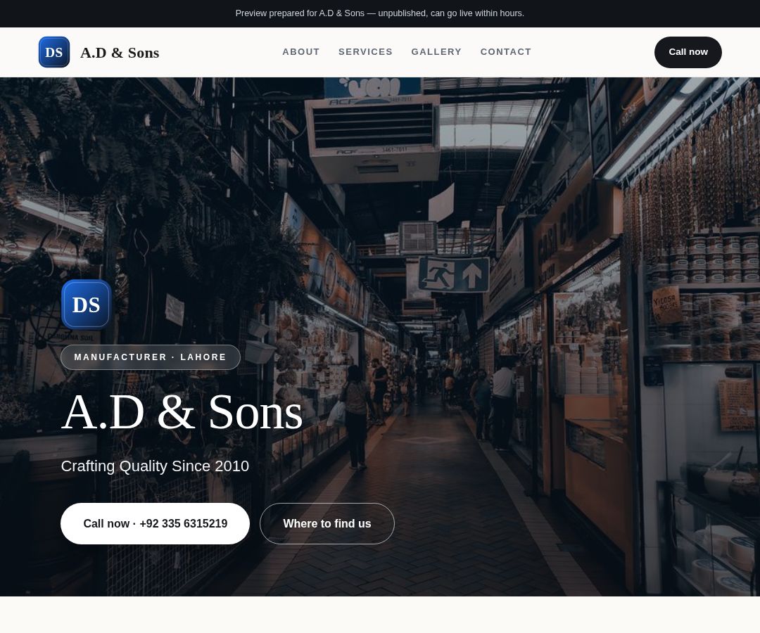 A.D & Sons
