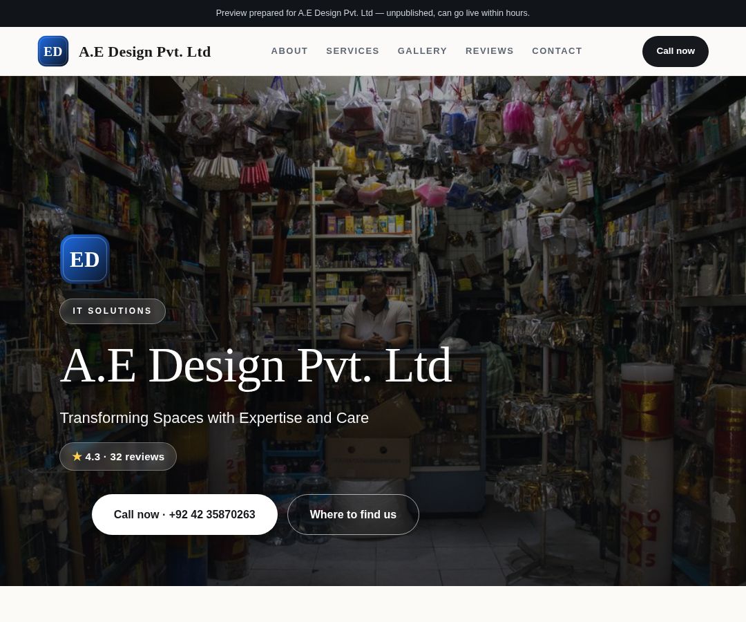 A.E Design Pvt. Ltd