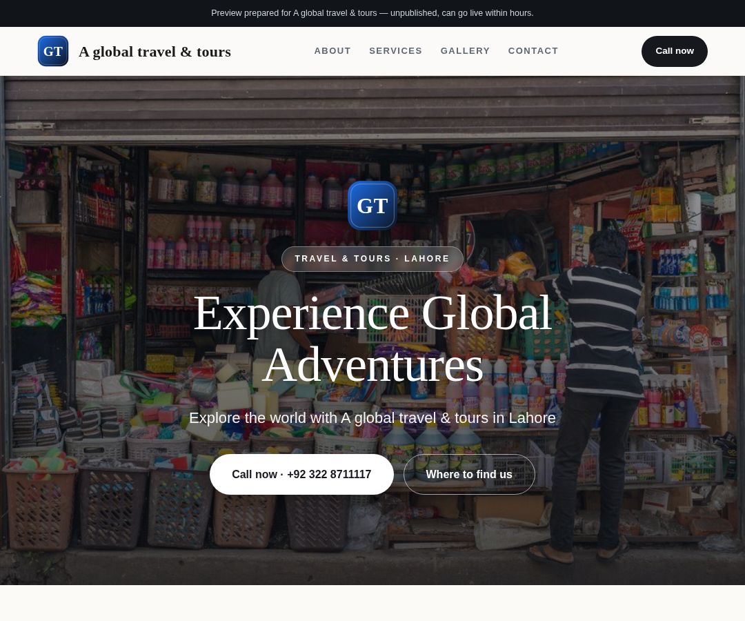 A global travel & tours