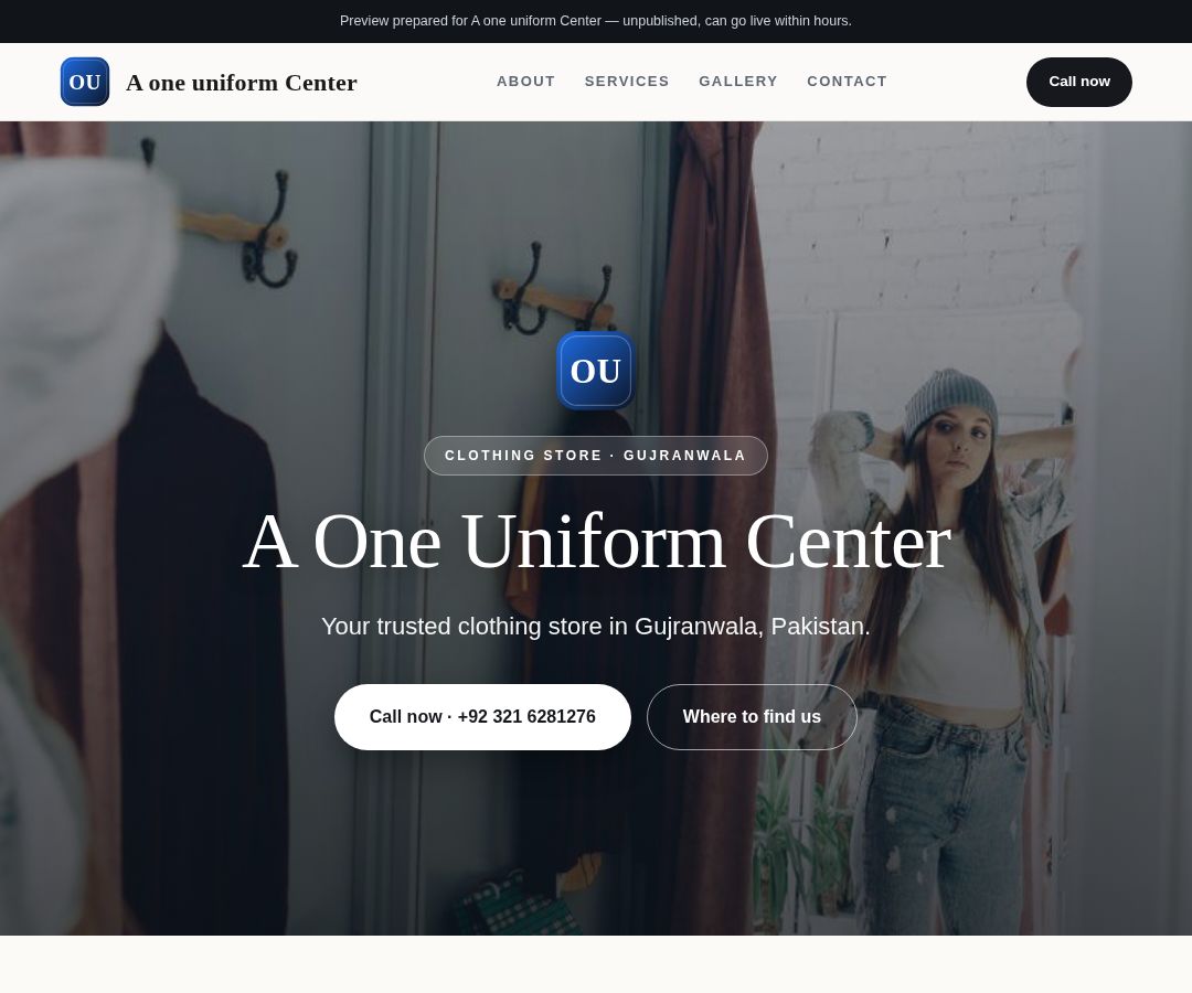 A one uniform Center