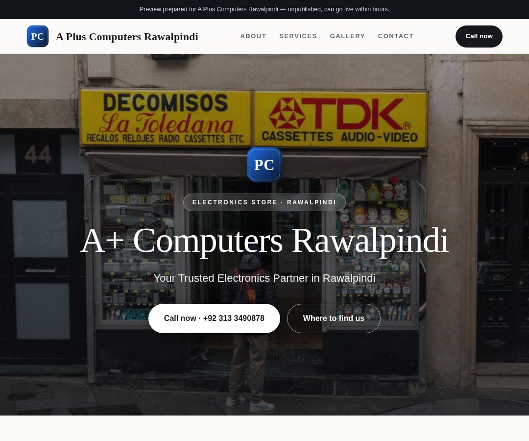 A Plus Computers Rawalpindi