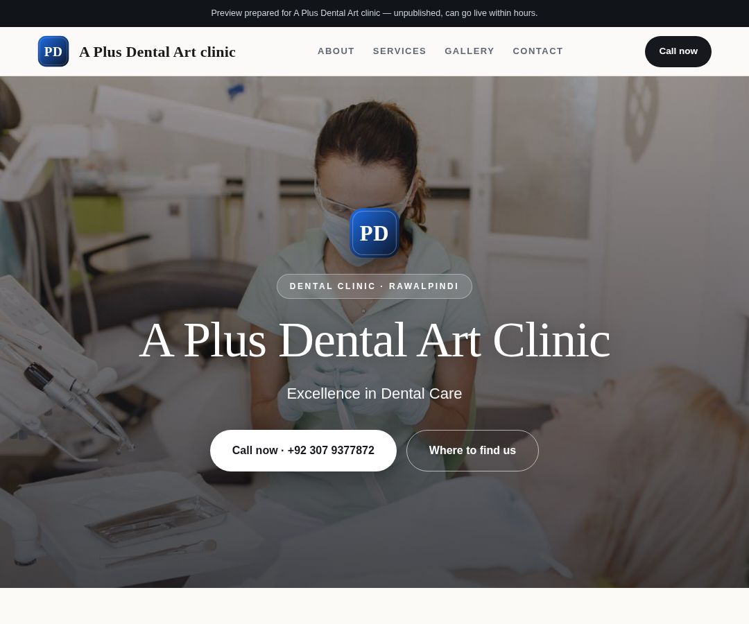 A Plus Dental Art clinic