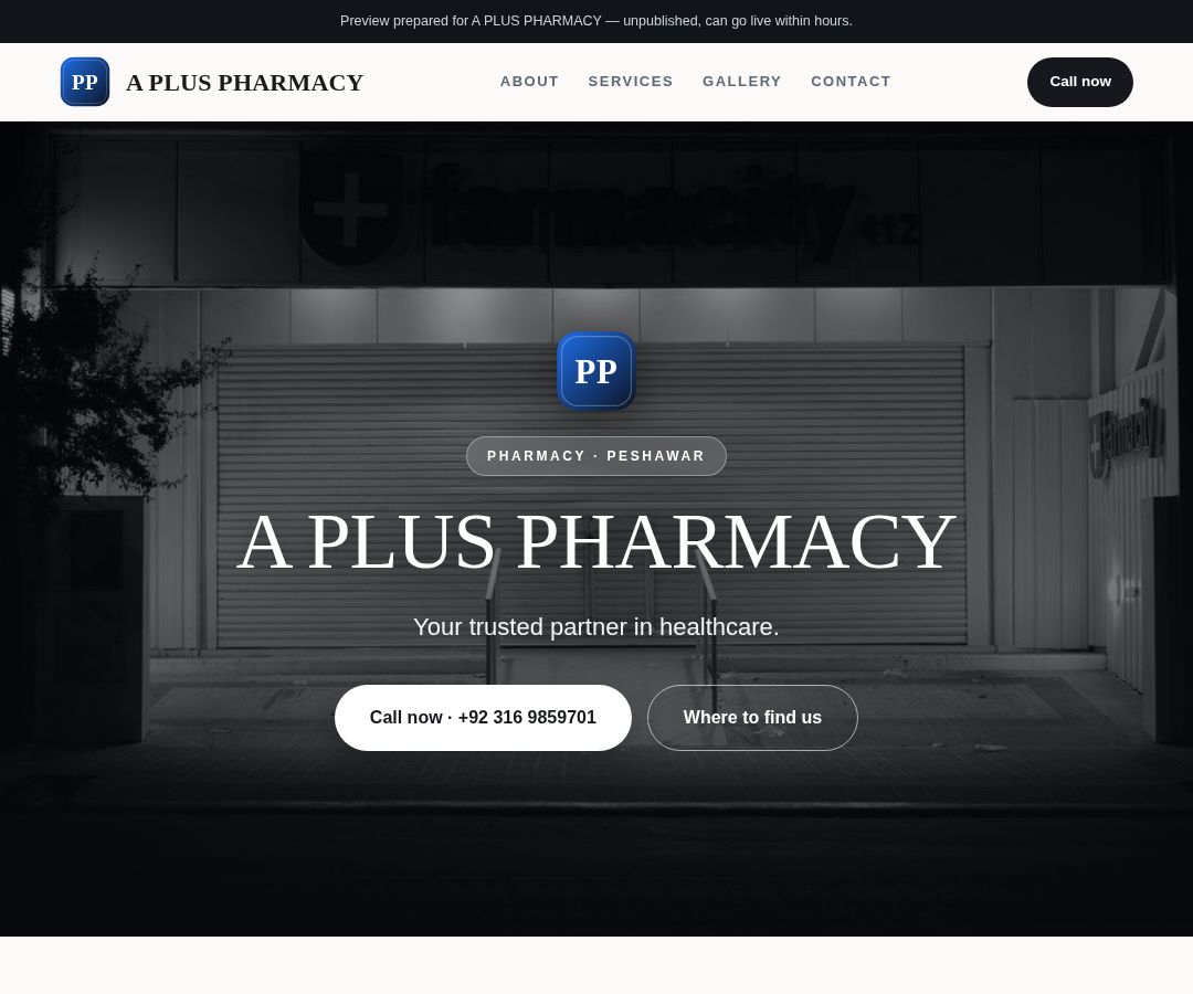 A PLUS PHARMACY