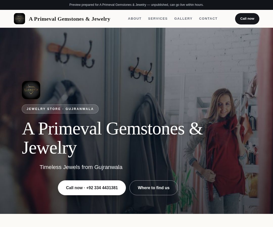 A Primeval Gemstones & Jewelry