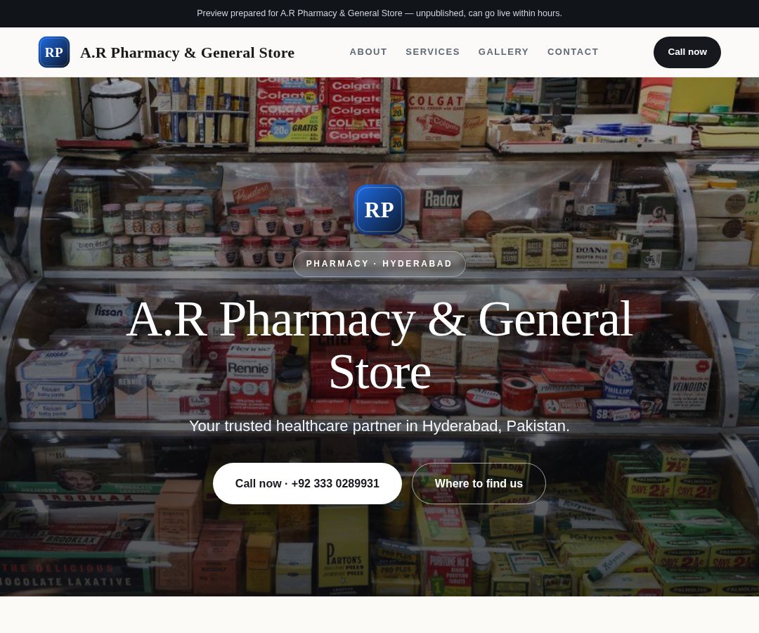 A.R Pharmacy & General Store