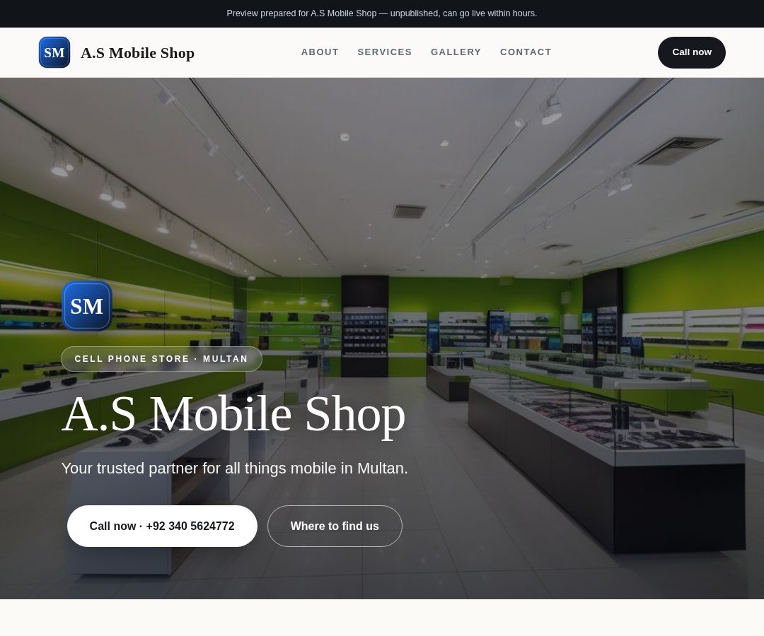 A.S Mobile Shop