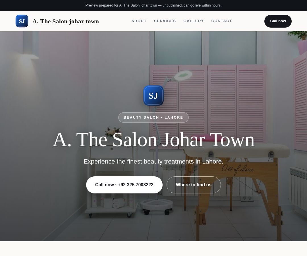 A. The Salon johar town