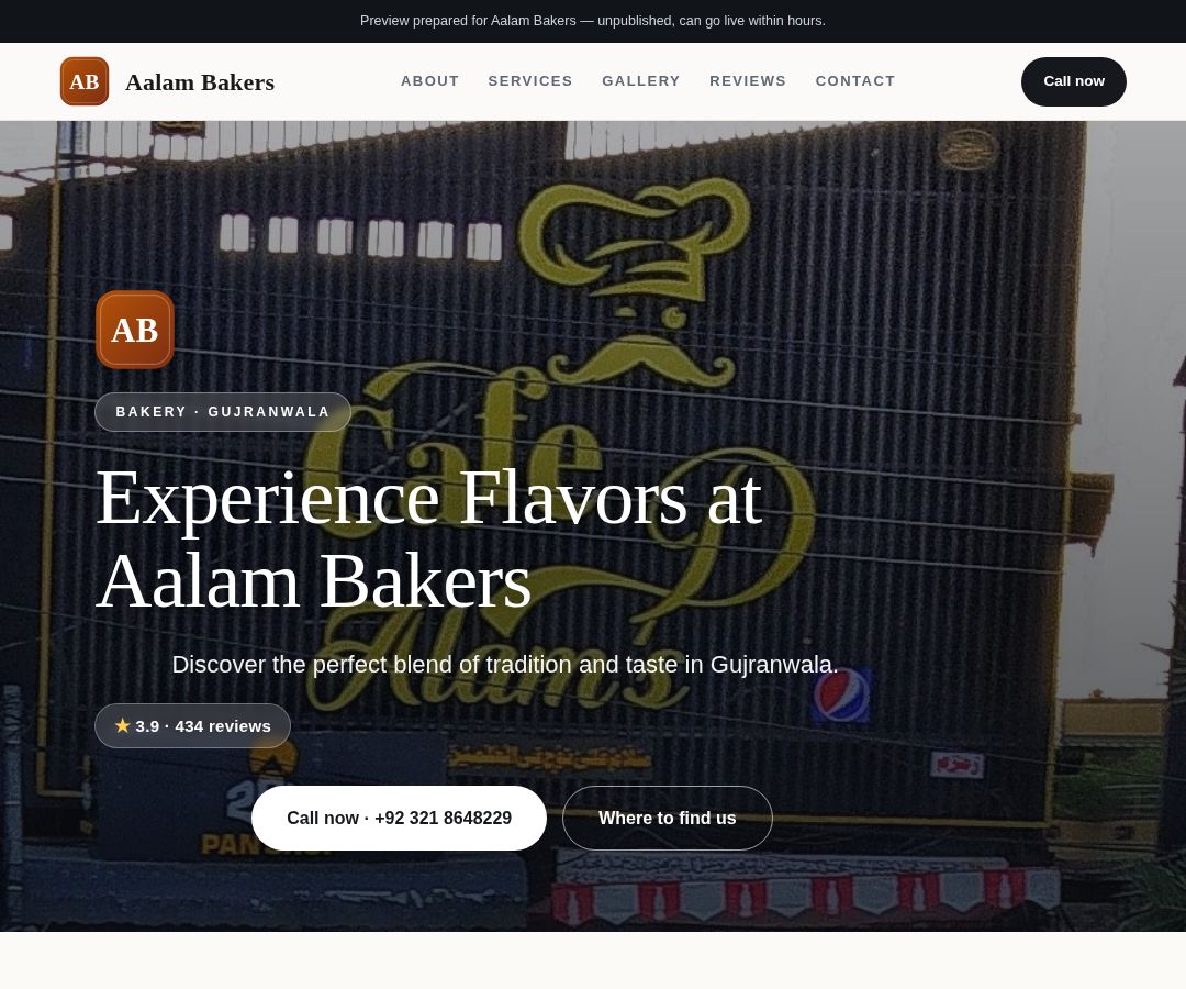 Aalam Bakers