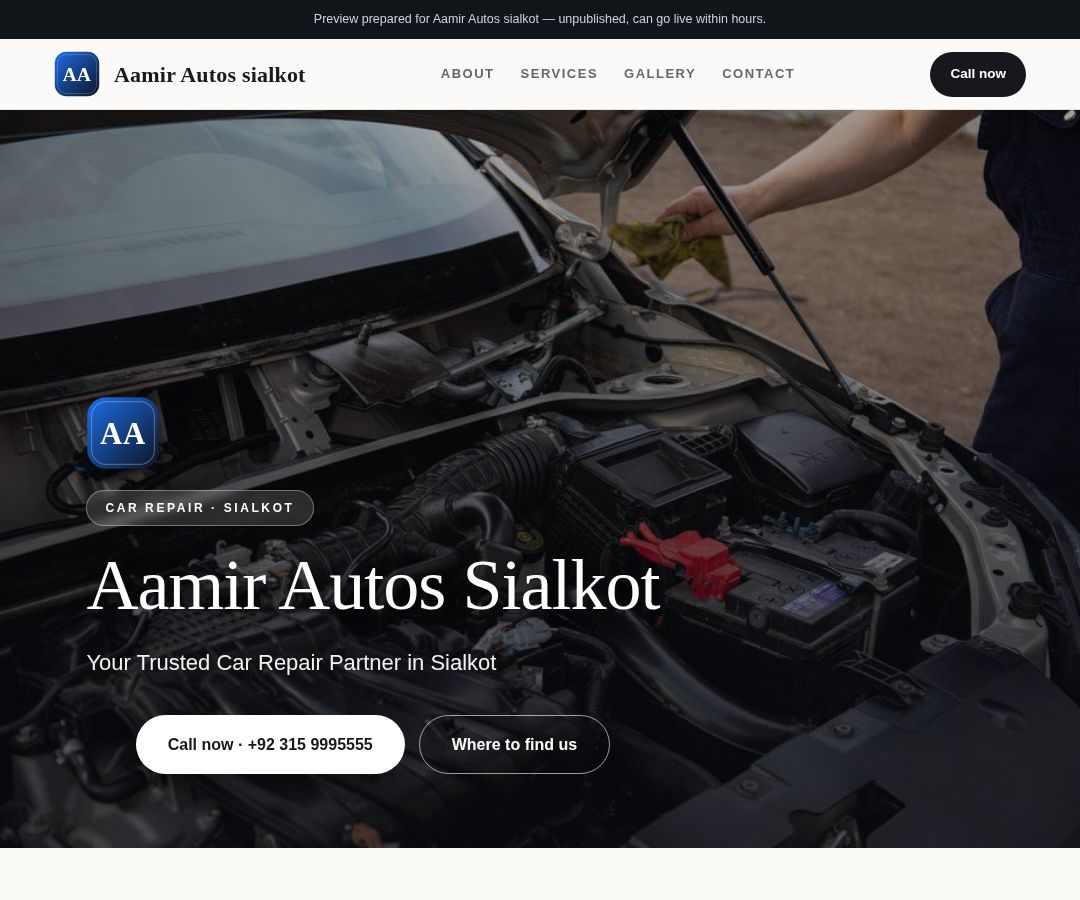 Aamir Autos sialkot