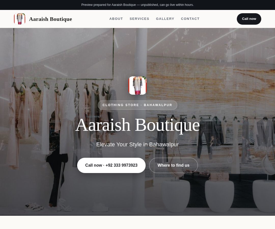 Aaraish Boutique