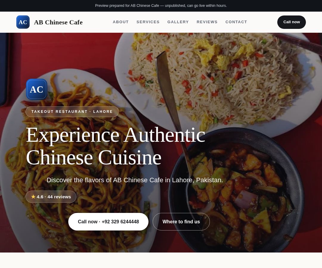 AB Chinese Cafe