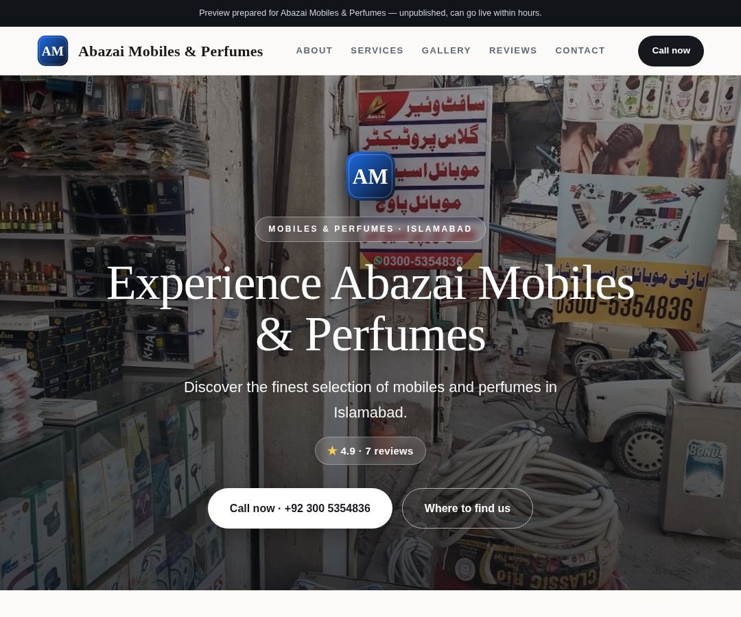 Abazai Mobiles & Perfumes