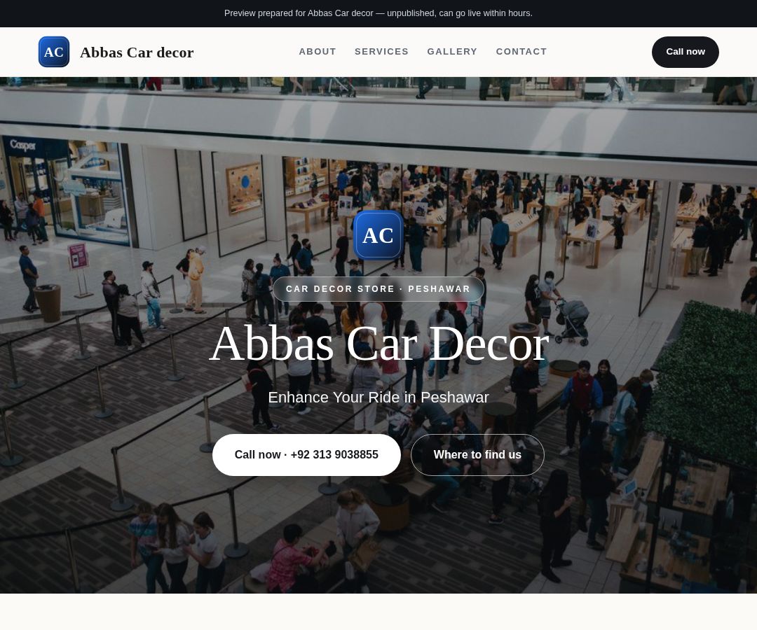 Abbas Car decor