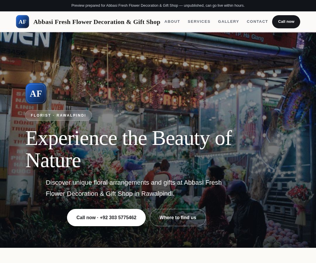 Abbasi Fresh Flower Decoration & Gift Shop