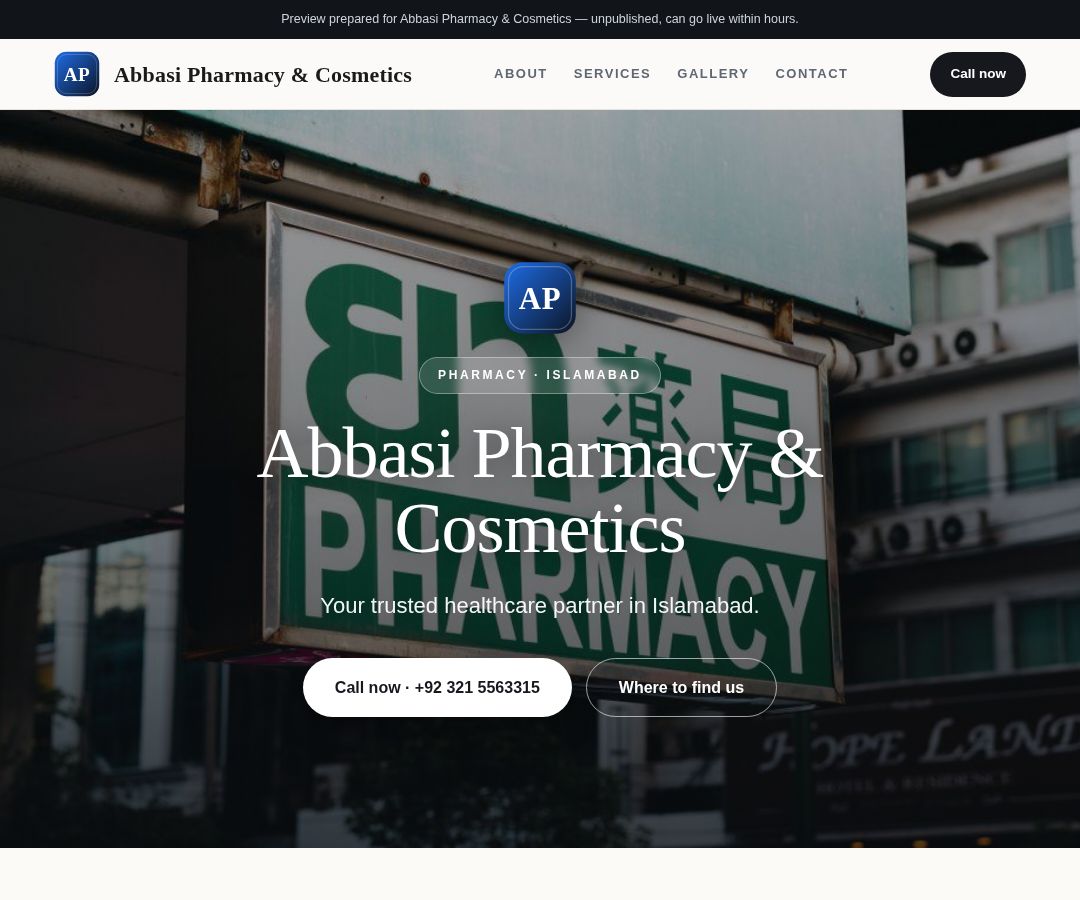Abbasi Pharmacy & Cosmetics