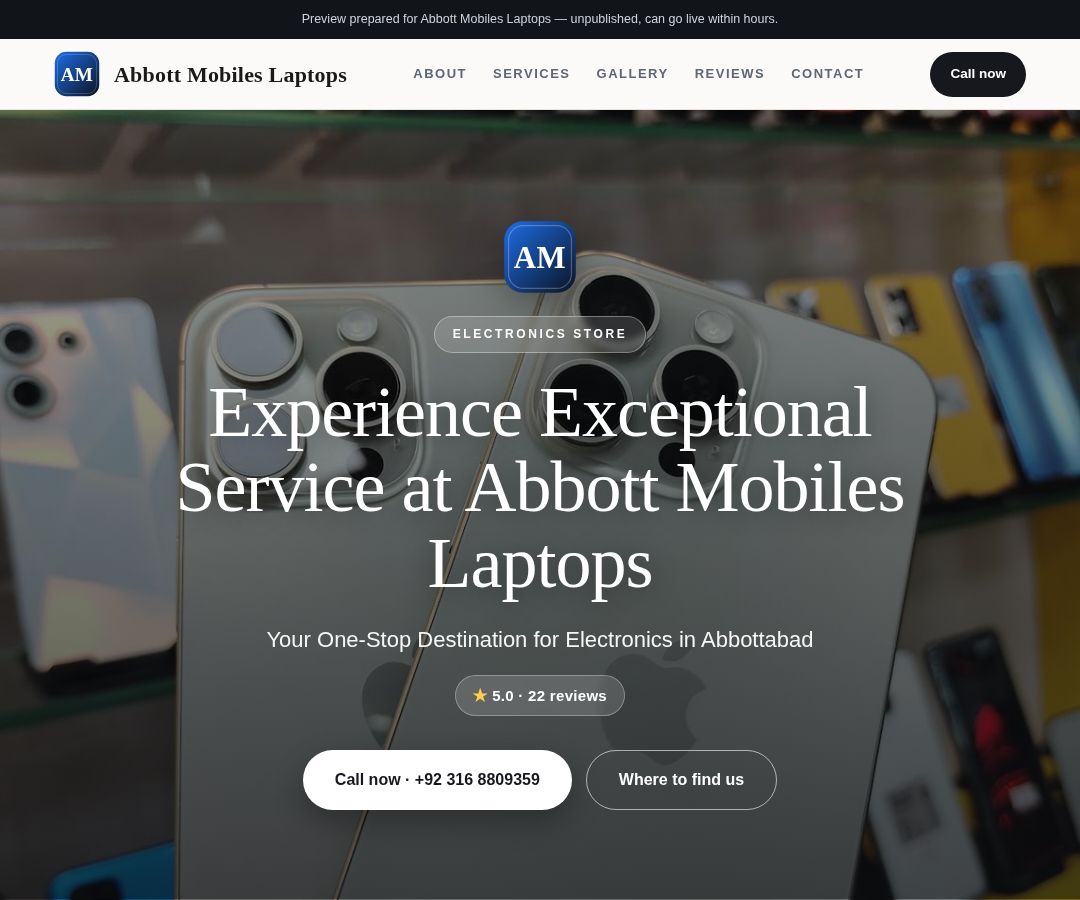 Abbott Mobiles Laptops