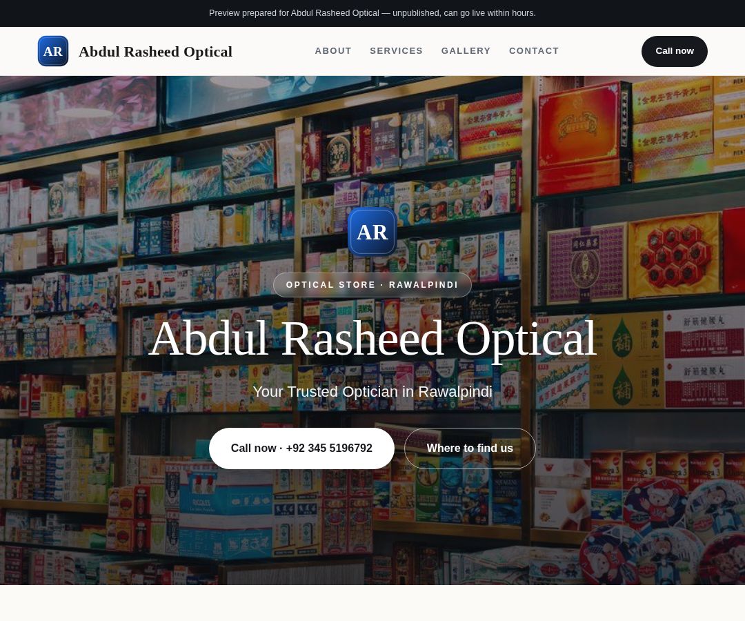 Abdul Rasheed Optical