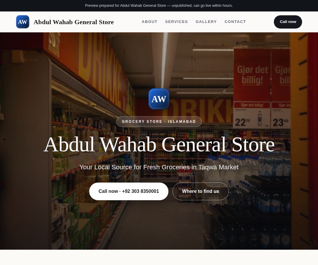 Abdul Wahab General Store
