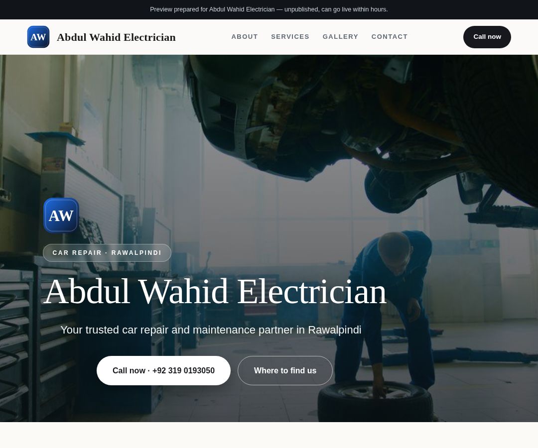 Abdul Wahid Electrician