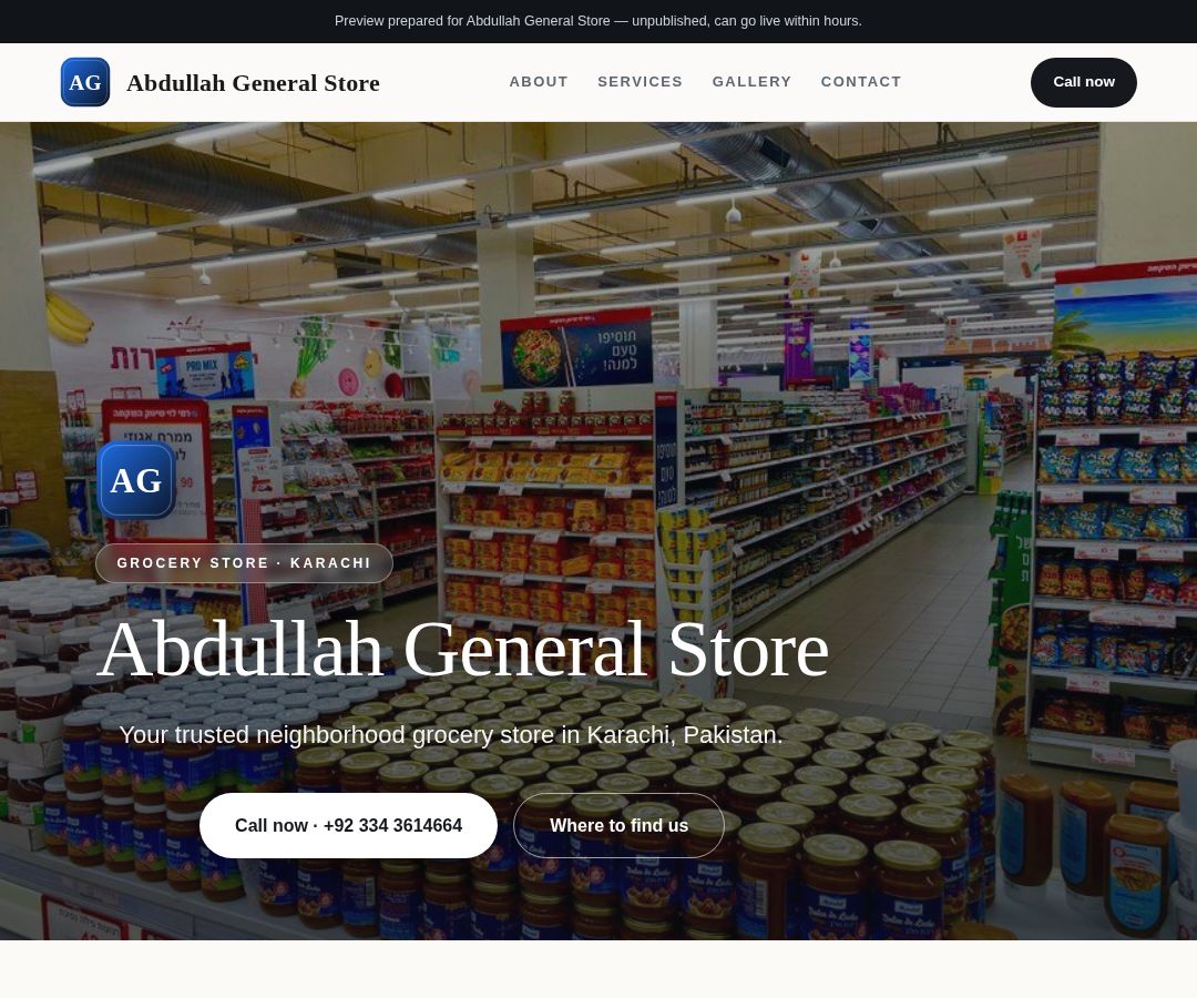 Abdullah General Store