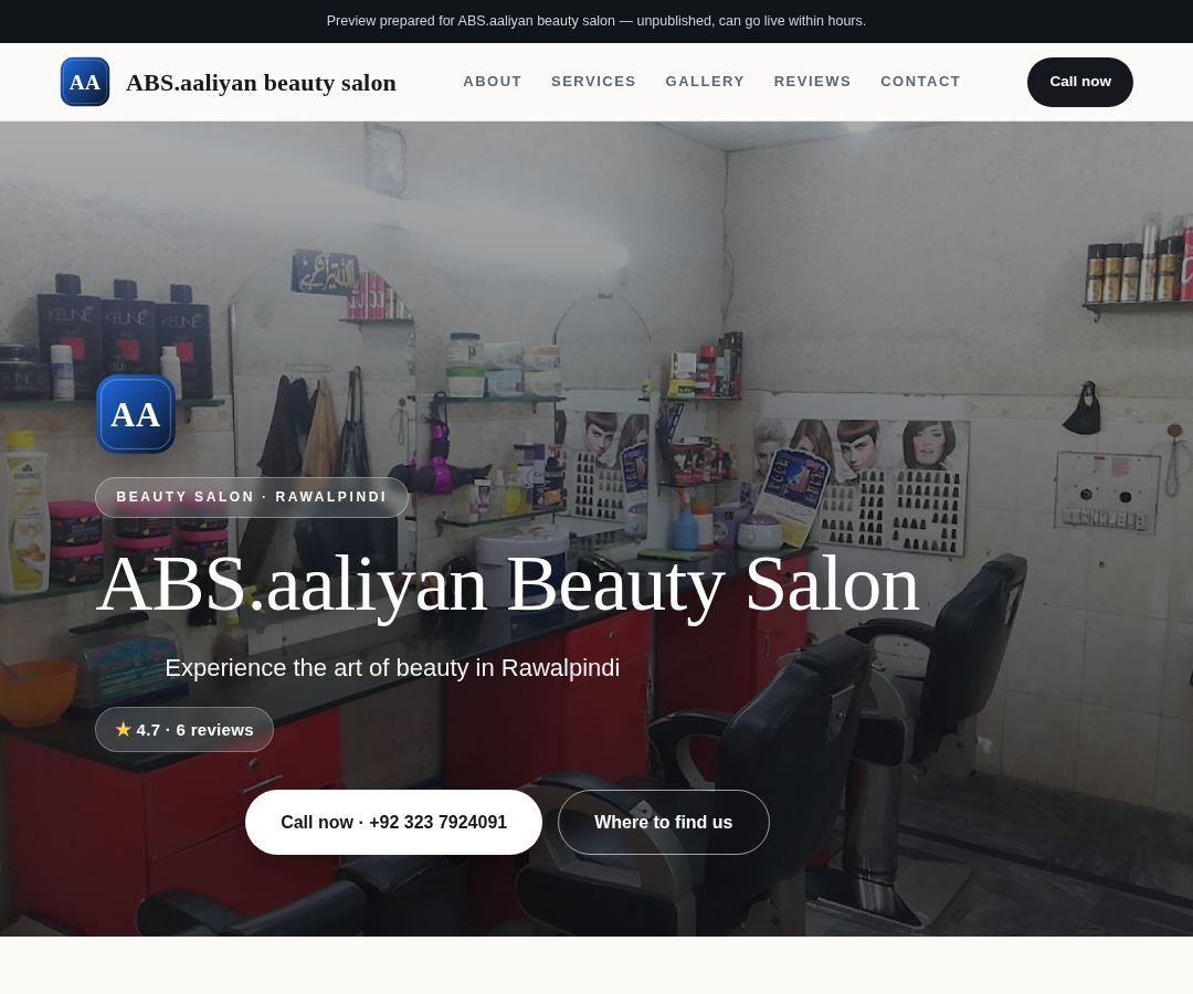 ABS.aaliyan beauty salon