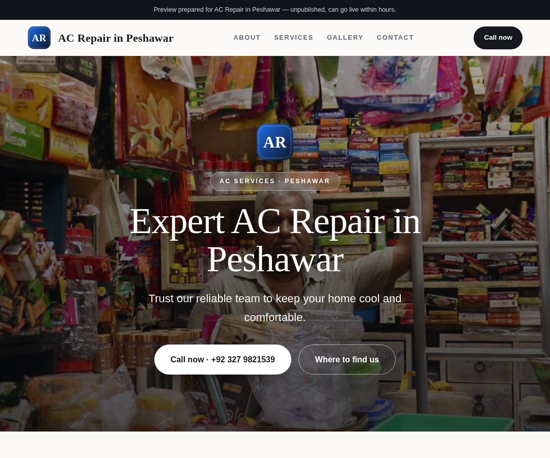 AC Repair in Peshawar