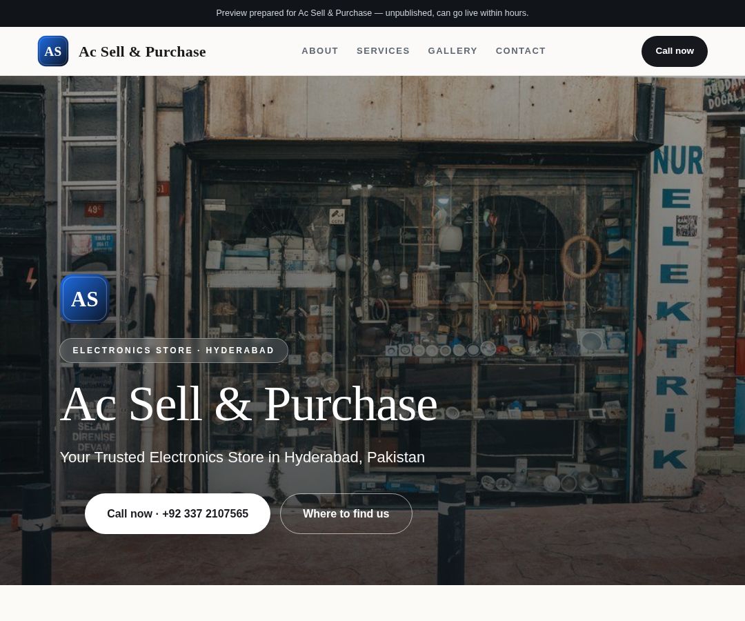 Ac Sell & Purchase