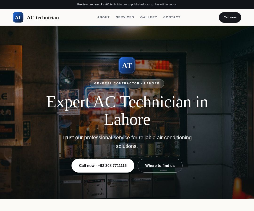 AC technician