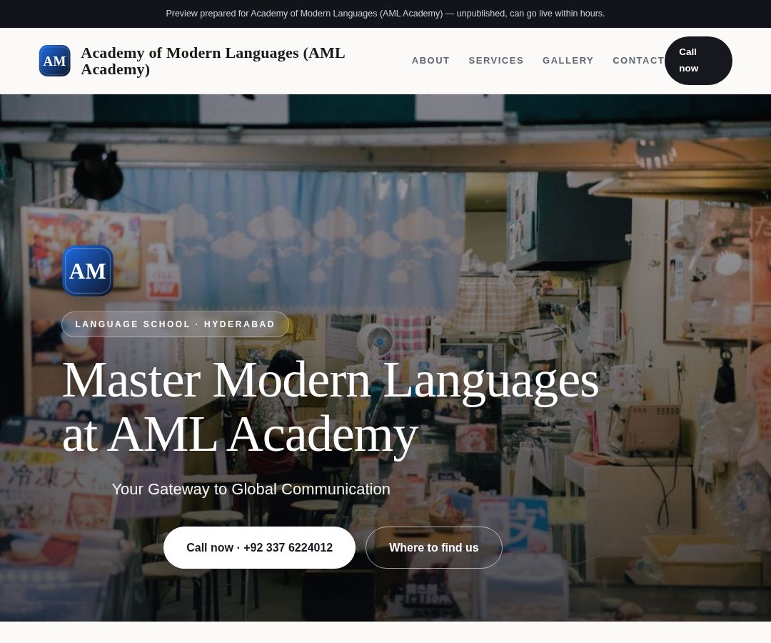 Academy of Modern Languages (AML Academy)