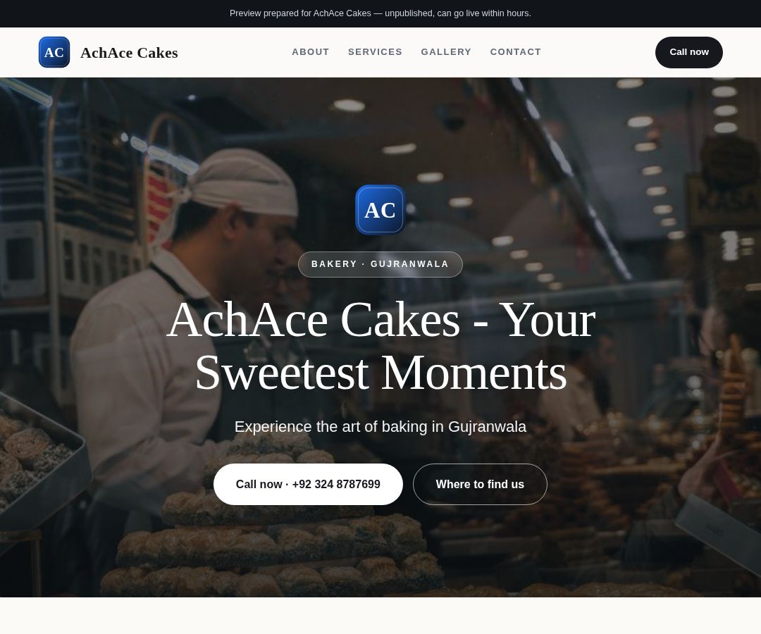 AchAce Cakes