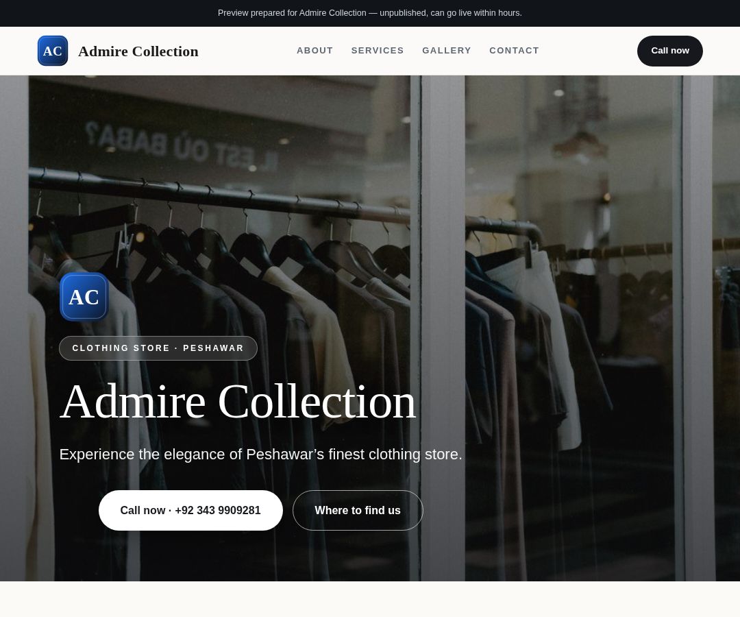 Admire Collection