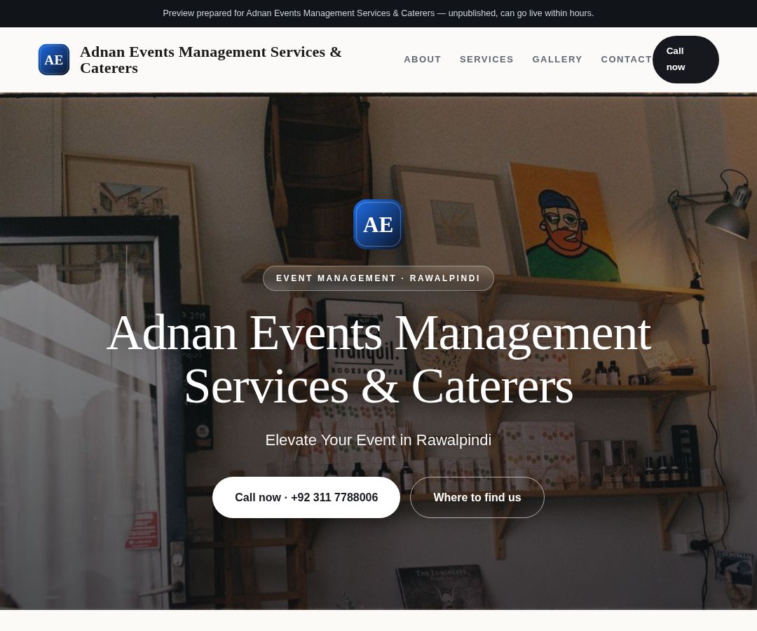 Adnan Events Management Services & Caterers