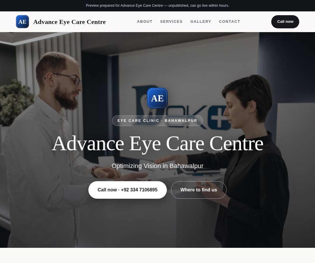 Advance Eye Care Centre