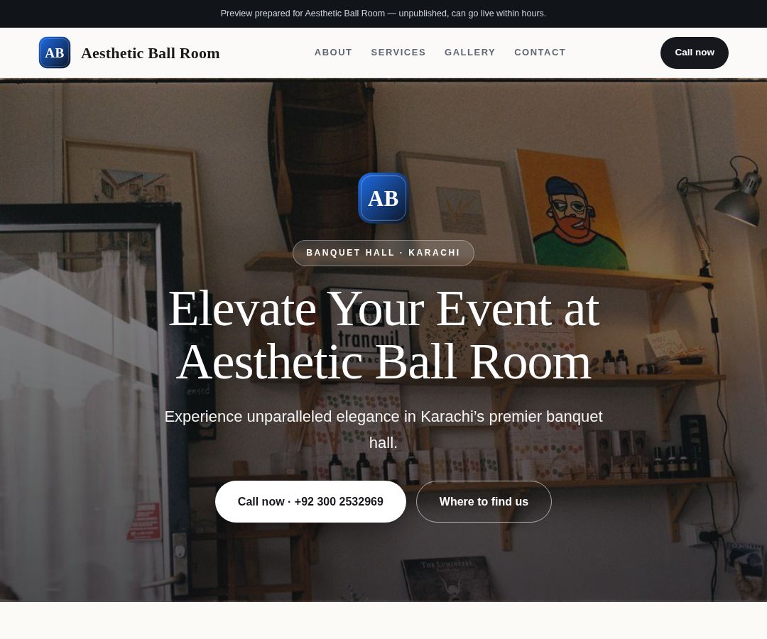 Aesthetic Ball Room