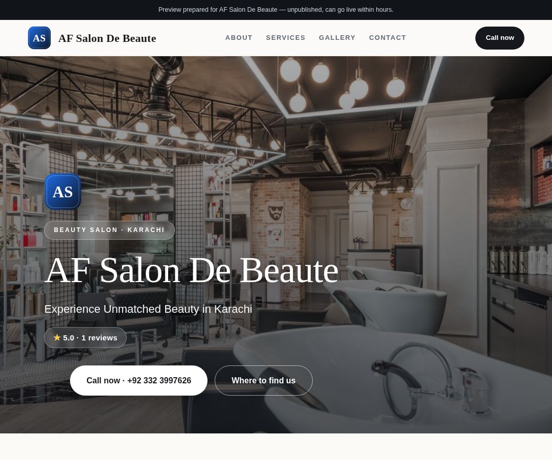 AF Salon De Beaute