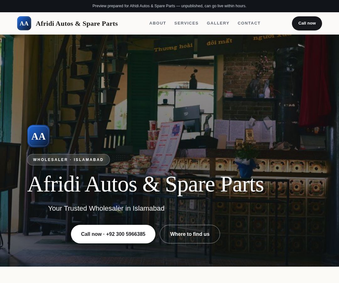 Afridi Autos & Spare Parts