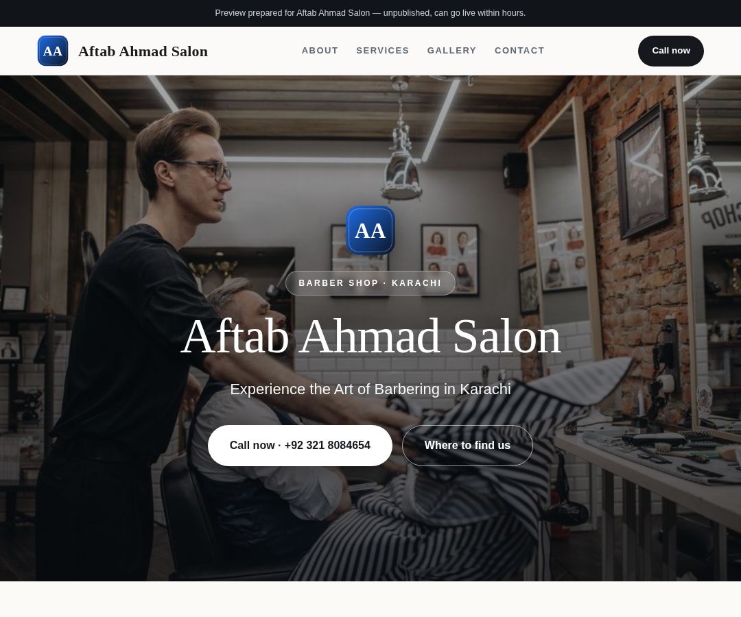 Aftab Ahmad Salon